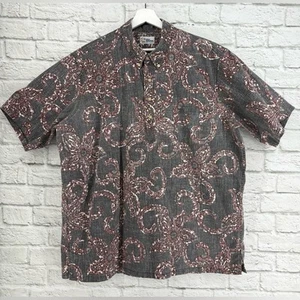 Reyn Spooner Kloth Hawaiian Aloha Floral Popover Shirt XXL - Bild 1 von 10