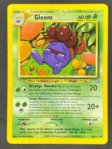 Pokémon Gloom 36/111 N1 Neo Genesis Unlimited LP/NM - Picture 1 of 2