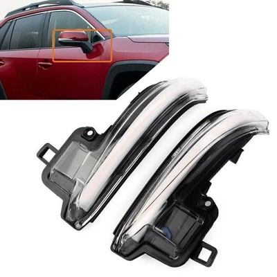 Dynamic Mirror Clear Turn Signal Sequential Light Fit Toyota Tacoma N300 16-2020 - Image 1 of 4