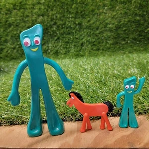 Vintage Gumby and Pokey toys Lot Made In Hong Kong - Picture 1 of 10