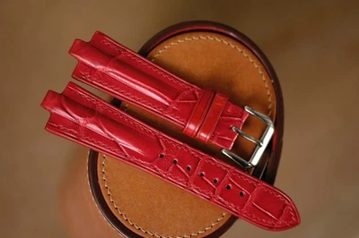 Pulseira vermelha feita à mão para Bvlgari tamanho 22/18 (pode alterar o comprimento do tamanho) - Imagem 1 de 4