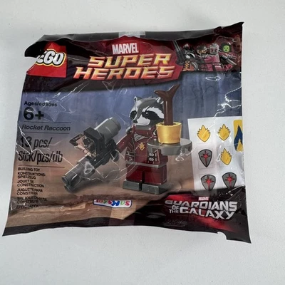 Lego 5002145 Marvel Superheros Rocket Mapache Polybag Foto 1 de 2