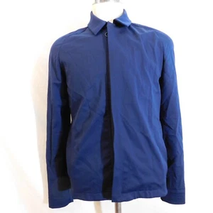 Rapha Mens Sz S Blue Lightweight Wool Full Zip Cycling Wind Jacket - Picture 1 of 8
