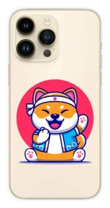 Coque en silicone imprimée compatible Apple iPhone 14 Pro Max Shiba ninja - Picture 1 of 3