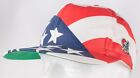 Vintage 1990s United States of America USA Flag All Over Snap Back Hat Cap