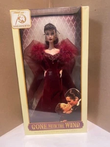 75th Anniversary Black Label Gone With the Wind Scarlett O'Hara Barbie NIB - Picture 1 of 2