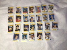 Lot of 27 Baseball Cards~1986 Quaker Chewy Granola Bars Rickey Henderson, Ryan