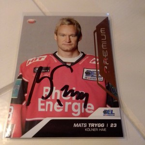 LED Premium Card 09/10 Bronze mr. Cologne Sharks Mats Trygg