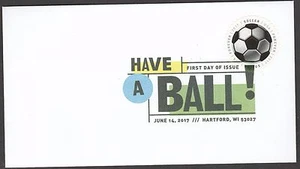 US 5205 Have a Ball Soccer DCP FDC 2017 - Picture 1 of 1