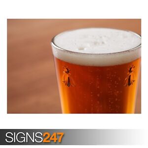 GLASS OF BEER (AE753) - Photo Picture Poster Print Art A0 A1 A2 A3 A4