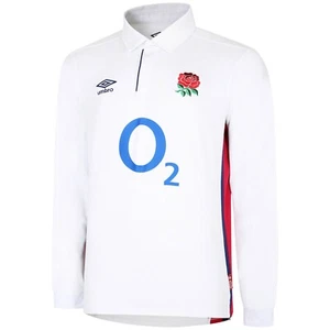 England Men's Rugby Union Umbro Home Classic Jersey Short & Long Sleeves M & XXL - Picture 1 of 7