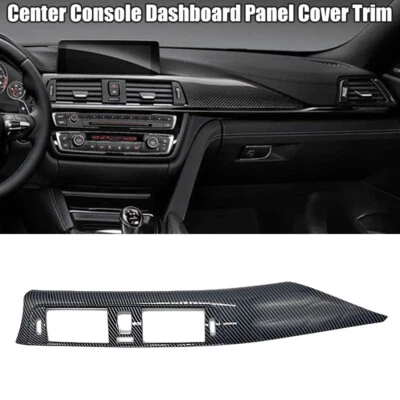 Panel de instrumentos de consola central de fibra de carbono apto para BMW F80 M3 2014-2018 Foto 1 de 4