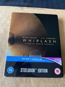 Whiplash Zavvi (UK) Blu Ray Limited Edition Steelbook OOP Excellent Condition