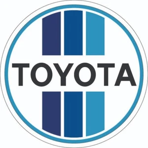 TOYOTA Sticker Fits Retro Tacoma Camry 4Runner Land Cruiser FJ Rav4 Set of 2 - Picture 1 of 2
