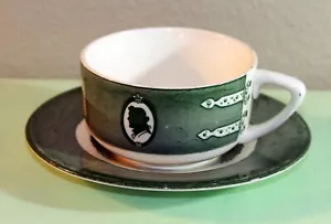 Tazza-tazza e piattino vintage Colonial Homestead by Royal verde Cina - Foto 1 di 4