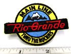 Vintage Rio Grande Main Line Thru The Rockies Jacket Patch Railroad Train