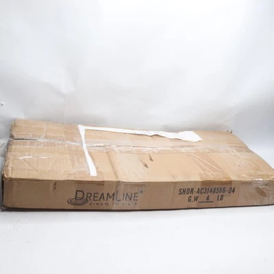 Manija de puerta de bañera con bisagras DreamLine herrajes níquel cepillado SHDR-AC3148586-04 Foto 1 de 4