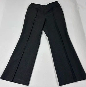 New York & Company Damen-Karrierehose Stretch anthrazitgrau Seitenreißverschluss Größe 12 - Bild 1 von 19
