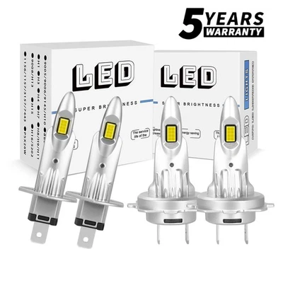 For Kia Rio 2012 2013 2014 2015 2016 2017 LED Headlight High Low Bulbs Kit 6500K - Изображение 1 из 4