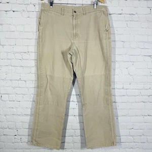 Pantalones de Trabajo Patagonia Doble Rodilla Para Hombre 36X30 Calidad Algodón Orgánico Lona - Imagen 1 de 15