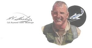 Raymond Donk Strasburger Hand Signed Cut Signature GOE Lithograph A-10 Warthog - Picture 1 of 1