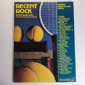Recent Rock Dance Band Hits Complete Sheet Music Editions Book Creative Concepts - Imagen 1 de 3