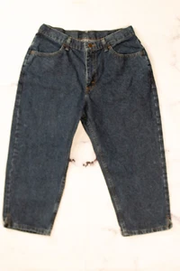 Lee Riders High Rise Capri Jeans Womens 12M Dark Blue Denim 30 X 20 - Picture 1 of 10