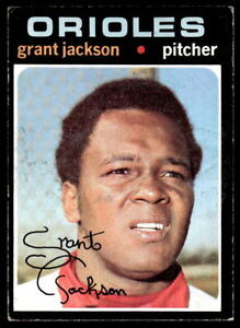 1971 Topps Grant Jackson #392 Baltimore Orioles Baseball Card