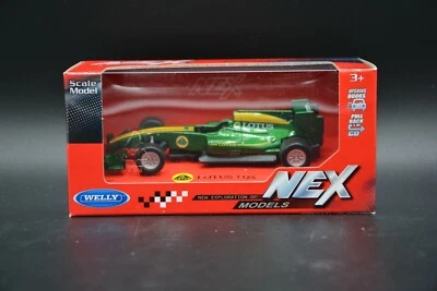 WELLY Nex Scala Modello Lotus T125 Tirare Indietro Metallo Modellino Auto Nuovo - Immagine 1 di 4