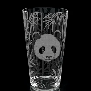 PANDA + BAMBOO Pint Glass - Picture 1 of 5