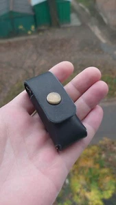 Estuche de cuero con lazo de cinturón para Leatherman Micra - Imagen 1 de 8
