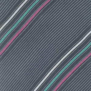 Corbata Burberry azul seda azul marino para hombre a rayas Burberrys vintage hecha en Inglaterra - Imagen 1 de 6