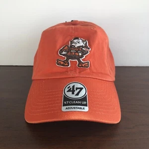 Cleveland Browns Hat Brownie The Elf Orange Adjustable Cap Legacy 47 Cleanup New - Picture 1 of 10