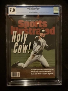 Derek Jeter 1st Cover Sports Illustrated CGC 7.0 Newsstand 10/21/96 v85 #17 - Picture 1 of 3