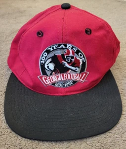 The Game 100 Years of Georgia Bulldogs Football NCAA Snapback Hat 1892-1992 Red - Bild 1 von 10