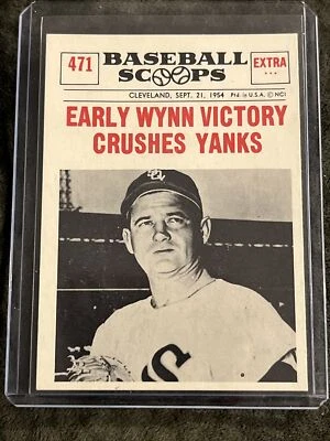 1961 Nu-Card Scoops baseball #471 EARLY WINN VICTORY NEAR-MINT CENTERED - Image 1 of 2