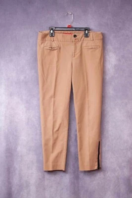  Cartonnier Charlie Ankle Women’s Pants Size 10 Tan Zipper Anthropologie  - Image 1 of 4