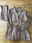 Terry Lewis Classic Luxuries (Brown) Leather Jacket Sz Medium
