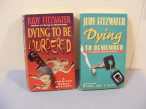 2 JUDY FITZWATER - Cozy Mystery - #4 #5 Jennifer Marsh GEORGIA - pbs FREE SHIP - Picture 1 of 2