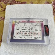 CHER 2022 LEAF POP CENTURY LIVE IN CONCERT TICKET "HERE WE GO AGAIN" 12/6/19