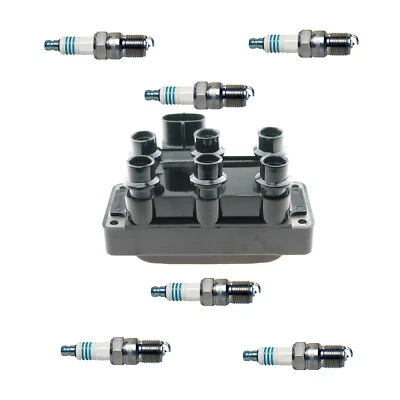 Nuevo juego de bobinas de encendido y 6 bujías Denso 5325 para Ford Mazda DG535 FD488 7 PIEZAS Foto 1 de 3