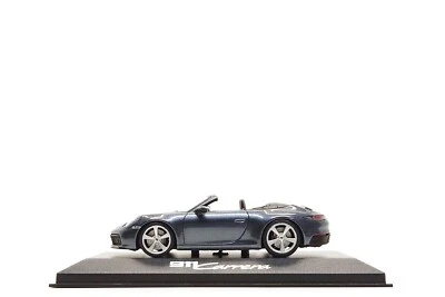 Minichamps 1:43 Porsche 911 Cabriolet (992) in Biscay Blue (Dealer Edition) - Image 1 of 4