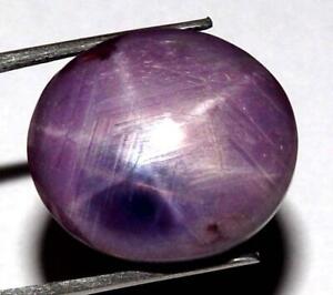 24 cts Natural Pink Star Sapphire Cabochon Untreated Gemstone #assp02