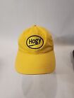 Hogy Lures  Fishing Hat Cap saltwater striped bass yellow baseball cap