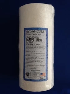 HYDRO CURE DELUXE DG 50/25 BIG BLUE 10"x4.5" SEDIMENT FILTER - CASE OF 8 - Picture 1 of 3
