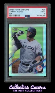 2021 Topps Chrome SP #99 Aaron Judge PSA 9 (MINT) - Picture 1 of 2
