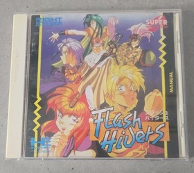 Flash Hiders PC Engine Super CD-ROM2 Game Japan Complete  Turbo Grafx 16