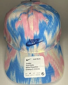 Nike 2T-4T Toddler Ocean Bliss Strapback Cap Hat Blue Pink 7A2966-U5V NWT - Picture 1 of 14