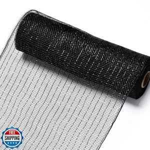 YAMA Deco Netzband mit Metallfolie, 10 Zoll x 30 Fuß, für Weihnachten, W - Bild 1 von 5