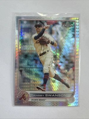2022 Topps Chrome - Dansby Swanson #46 Prism Refractor - Image 1 of 2